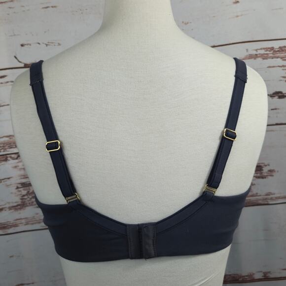 Soma Embraceable Perfect Coverage Bra Dark Grey Size 36D - Picture 3 of 4